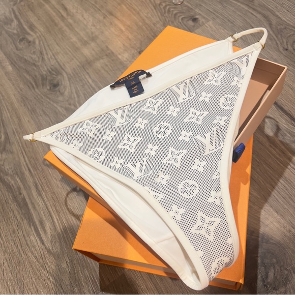 Authentic Louis Vuitton Matching Swimsuit-White - Picture 3 of 5